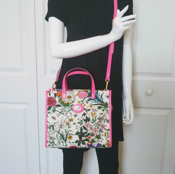 Gucci Authentic Flora Crossbody/Tote #550141 - Picture 3 of 10